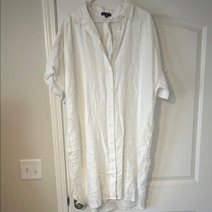 J. Crew Capitaine Shirtdress in linen